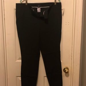 Black Size 16 Metaphor Tapered Dress Pants